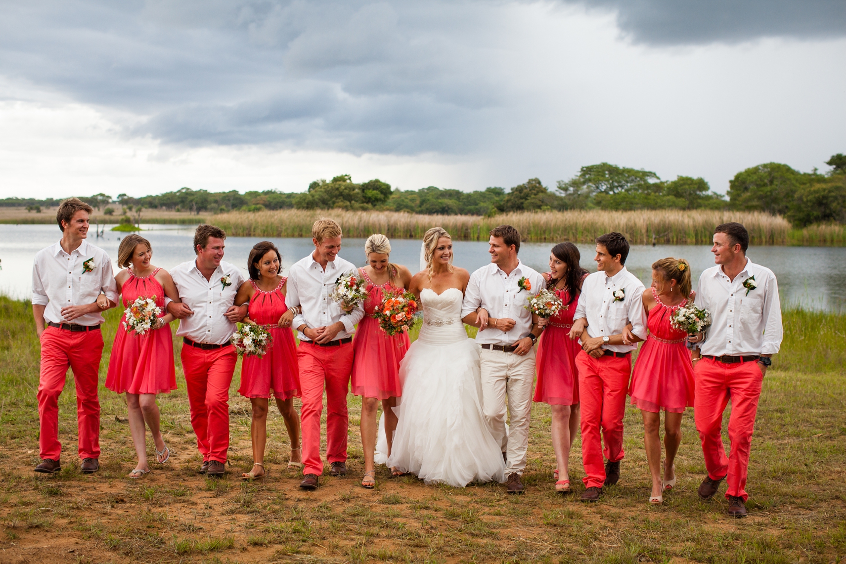 Zimbabwe Destination Wedding, Elephants included