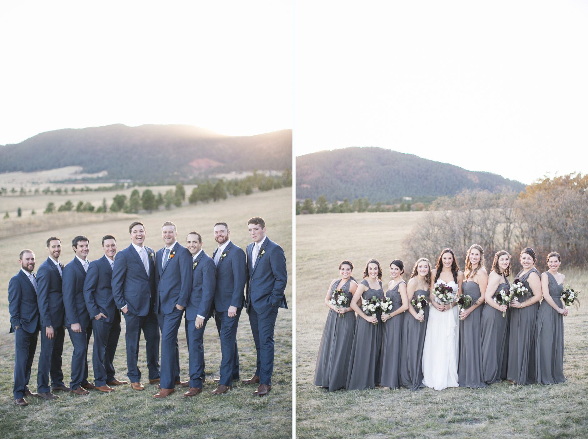 Bridal Party Pictures at Spruce Mountain Ranch by Amy Caroline Photography