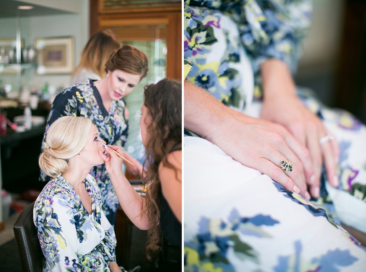 Bride getting ready at the Gaige House in Glenn Ellen CA, Sonoma Wedding Photographers, Amy Caroline Photography