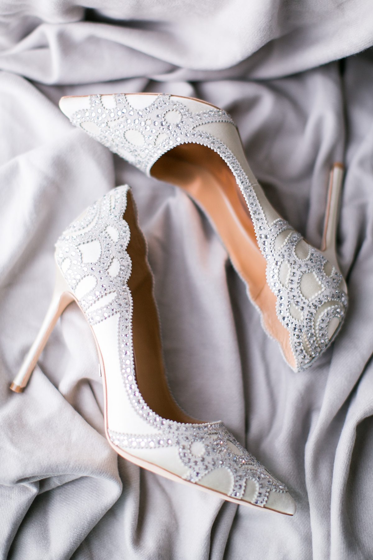 Manolo Blahnik Bridal Shoes, Winter Wedding Shoes, Devils Thumb Ranch Wedding, Amy Caroline Photography