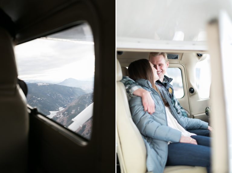 Classy Flying Denver Engagement Pictures at Centennial Airport