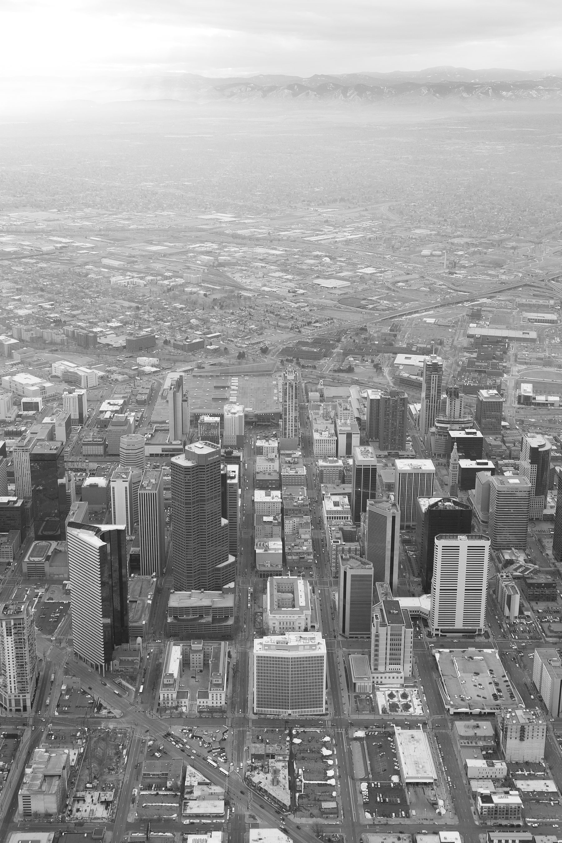 Views of Denver from the air, Denver view, Amy Caroline Photography 