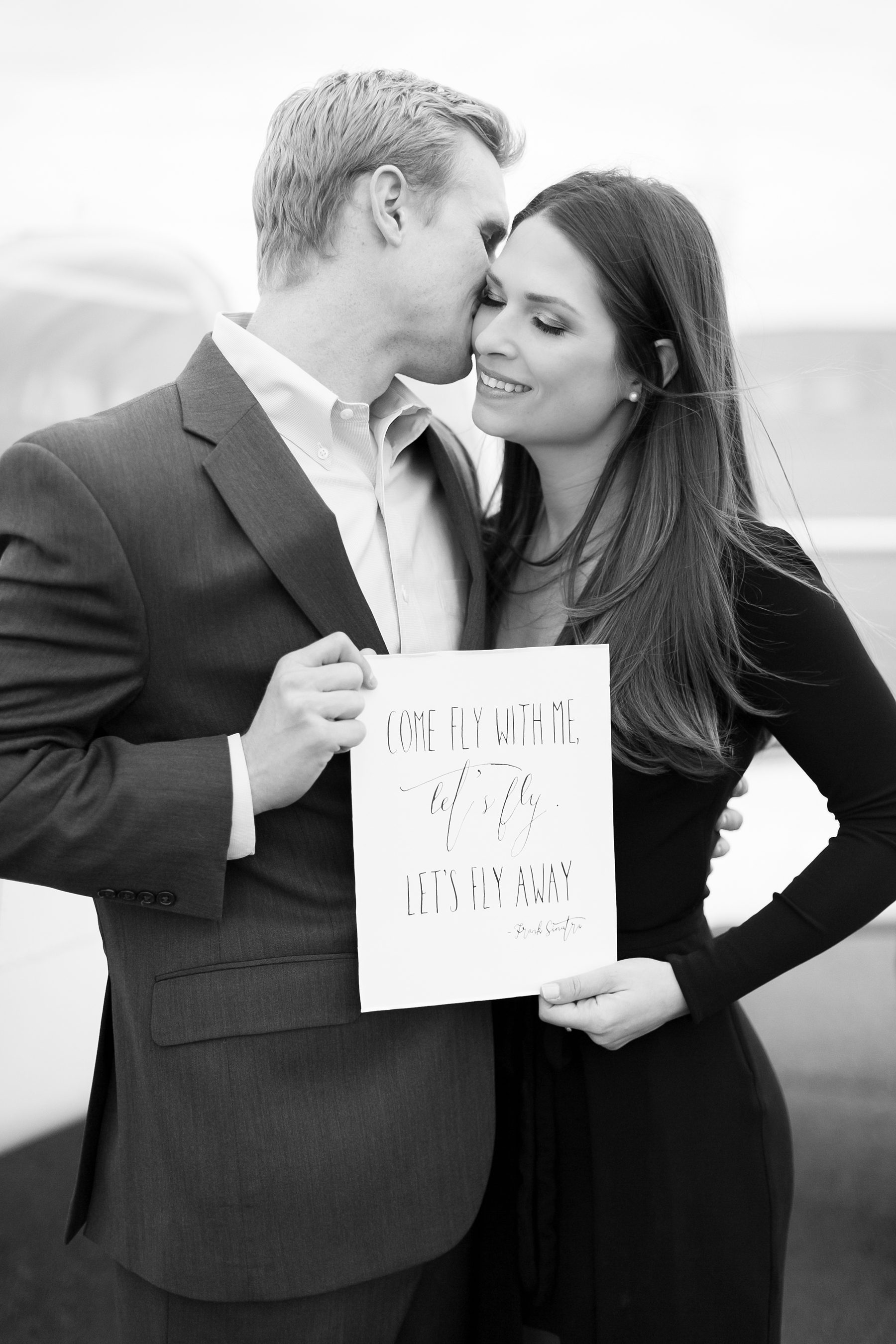 Classy Flying Denver Engagement Pictures at Centennial Airport, Amy Caroline Photography