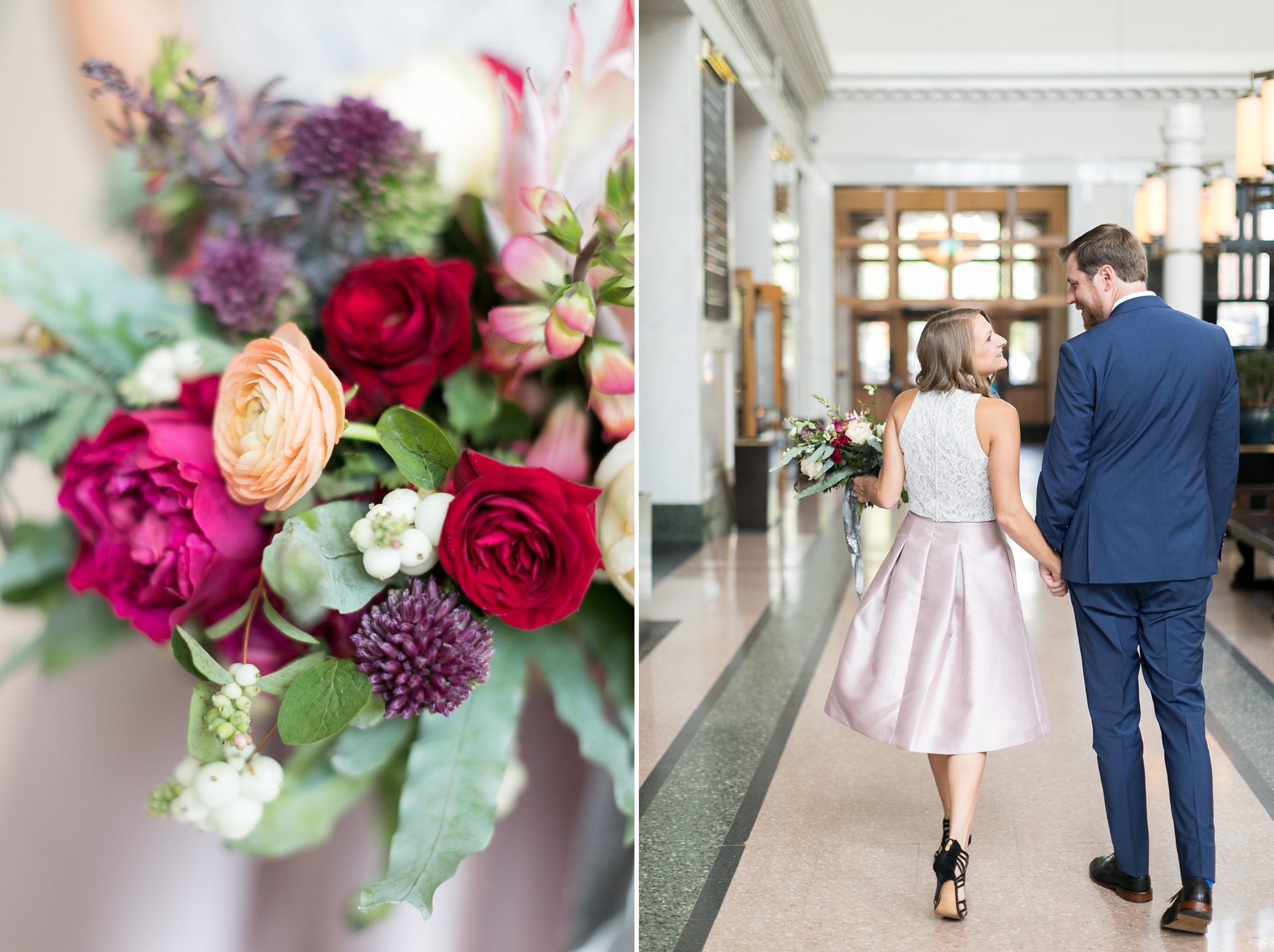 Elegant Classy Denver Union Station Photos, Amy Caroline Photography, The Olive and the Poppy Flowers