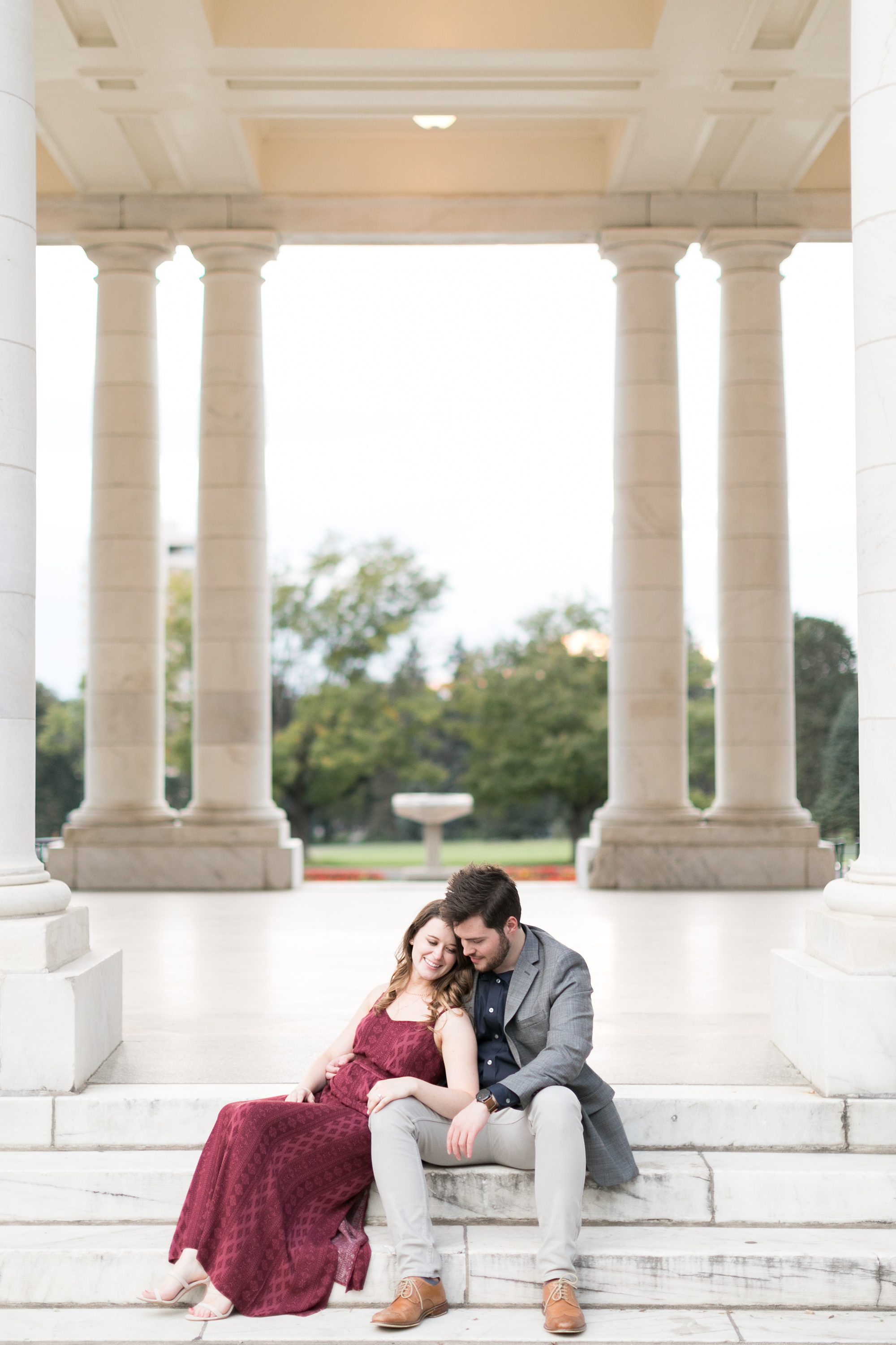 Elegant and Romantic Cheesman Park Denver Engagement Pictures, Amy Caroline Photography 