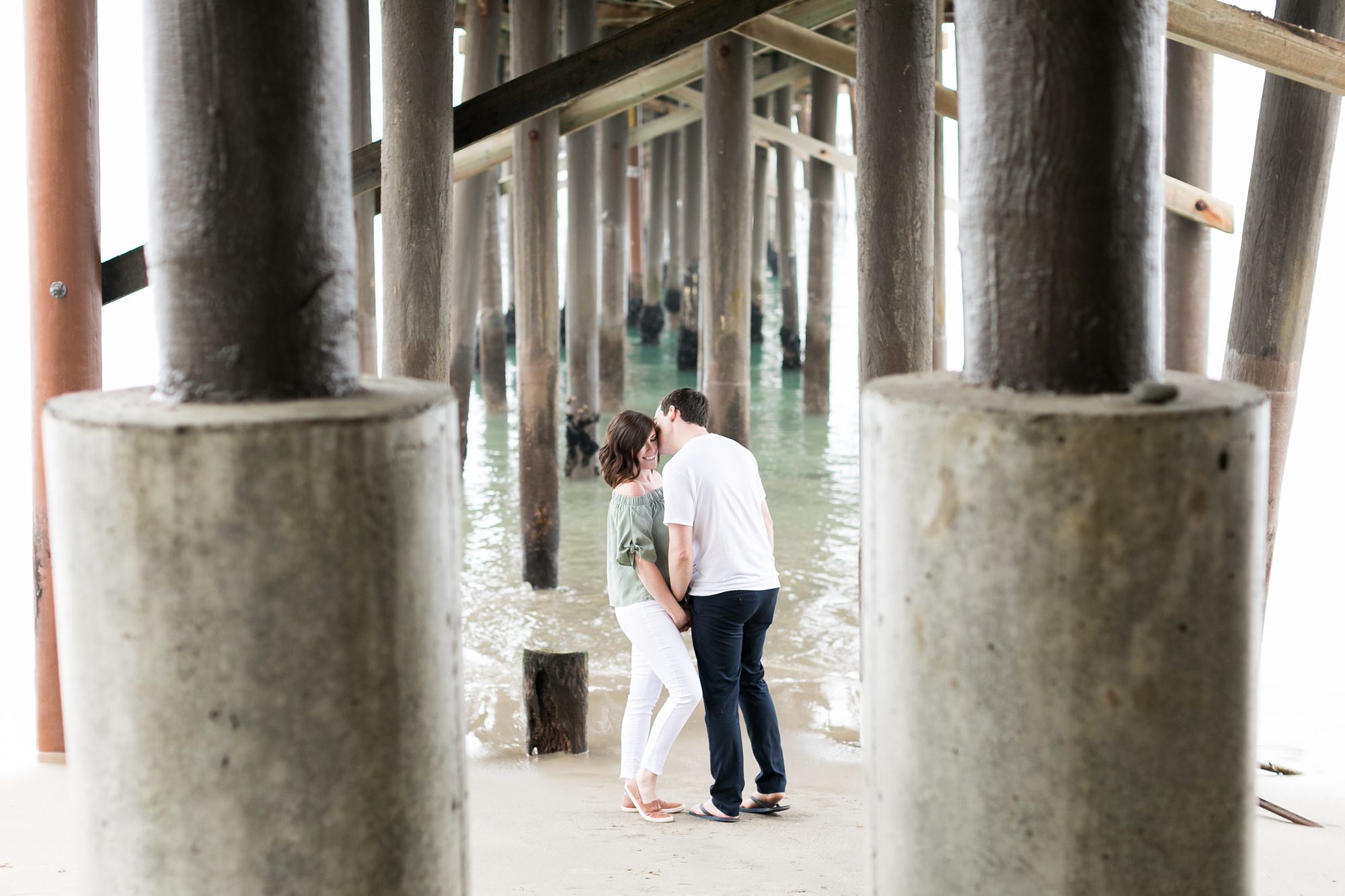 California Pier Engagement Pictures, Malibu Wedding Photographers, Amy Caroline Photography