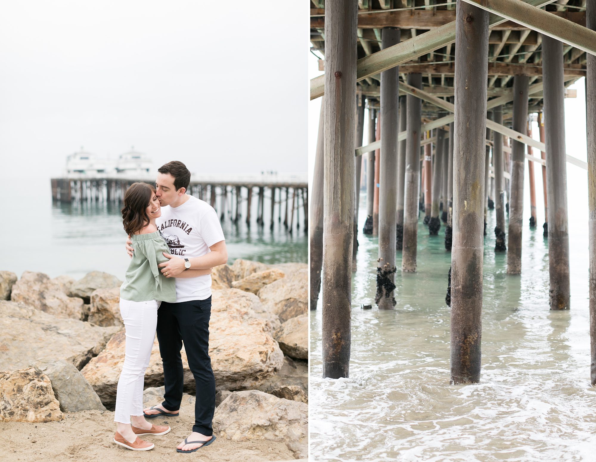 Malibu Pier Engagement, California Engagement Photographes, Amy Caroline Photography