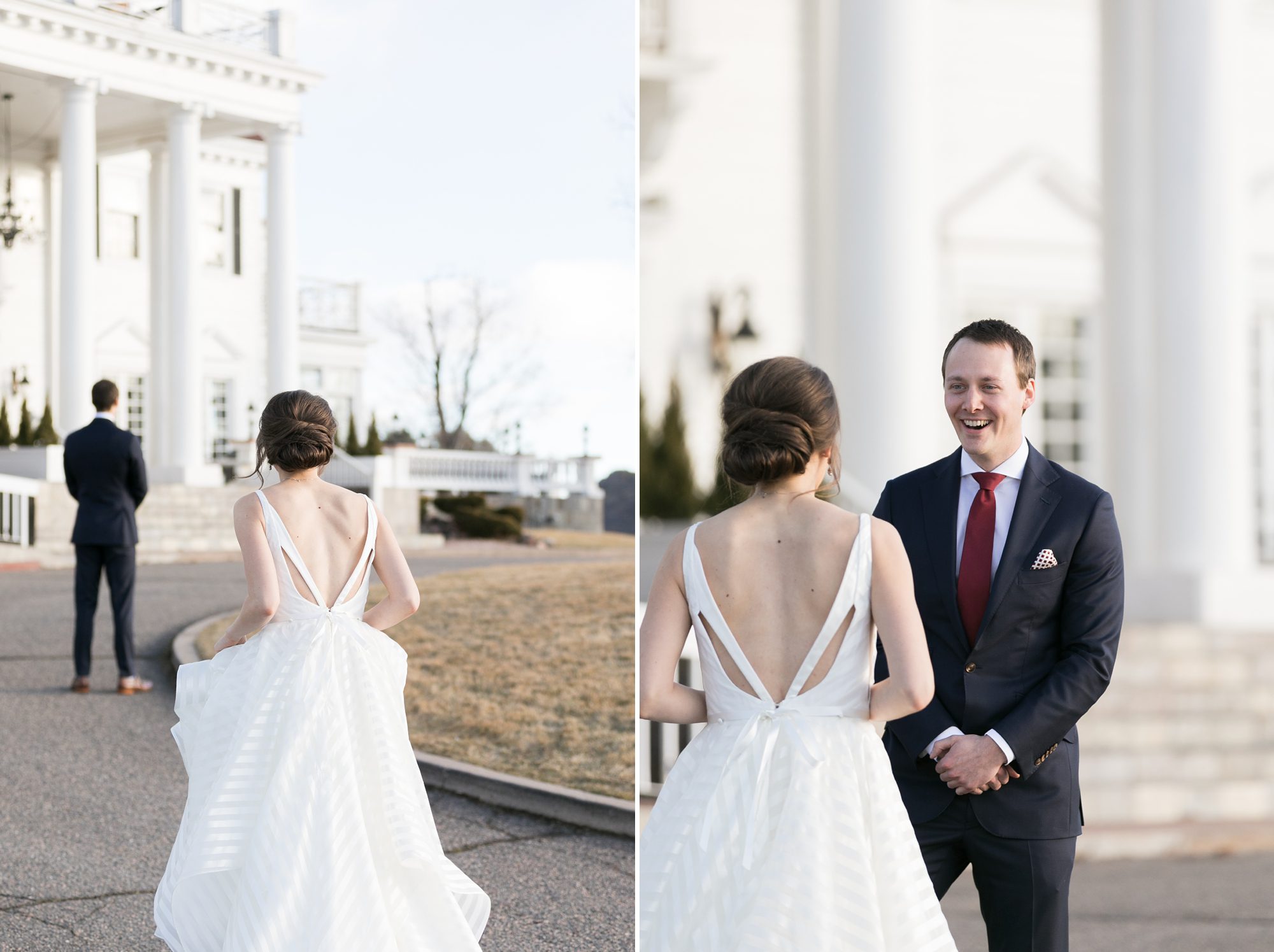 First Look at the Manor House Colorado, Denver Wedding Photographers, Amy Caroline Photography 