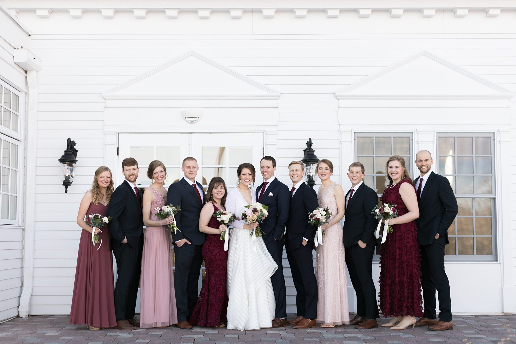 Bridal Party at The Manor House Littleton, Amy Caroline Photography 