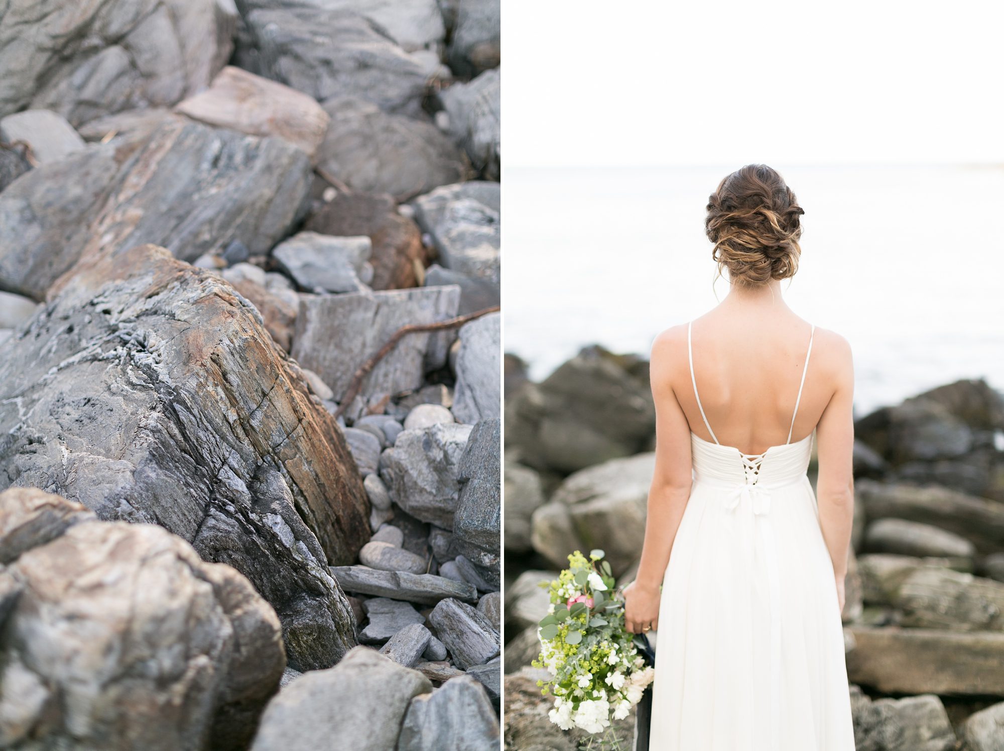 Whimsical Ocean Wedding Inspiration, Whimsical Bridal Hair, Beach Wedding Hair, Amy Caroline Photography 