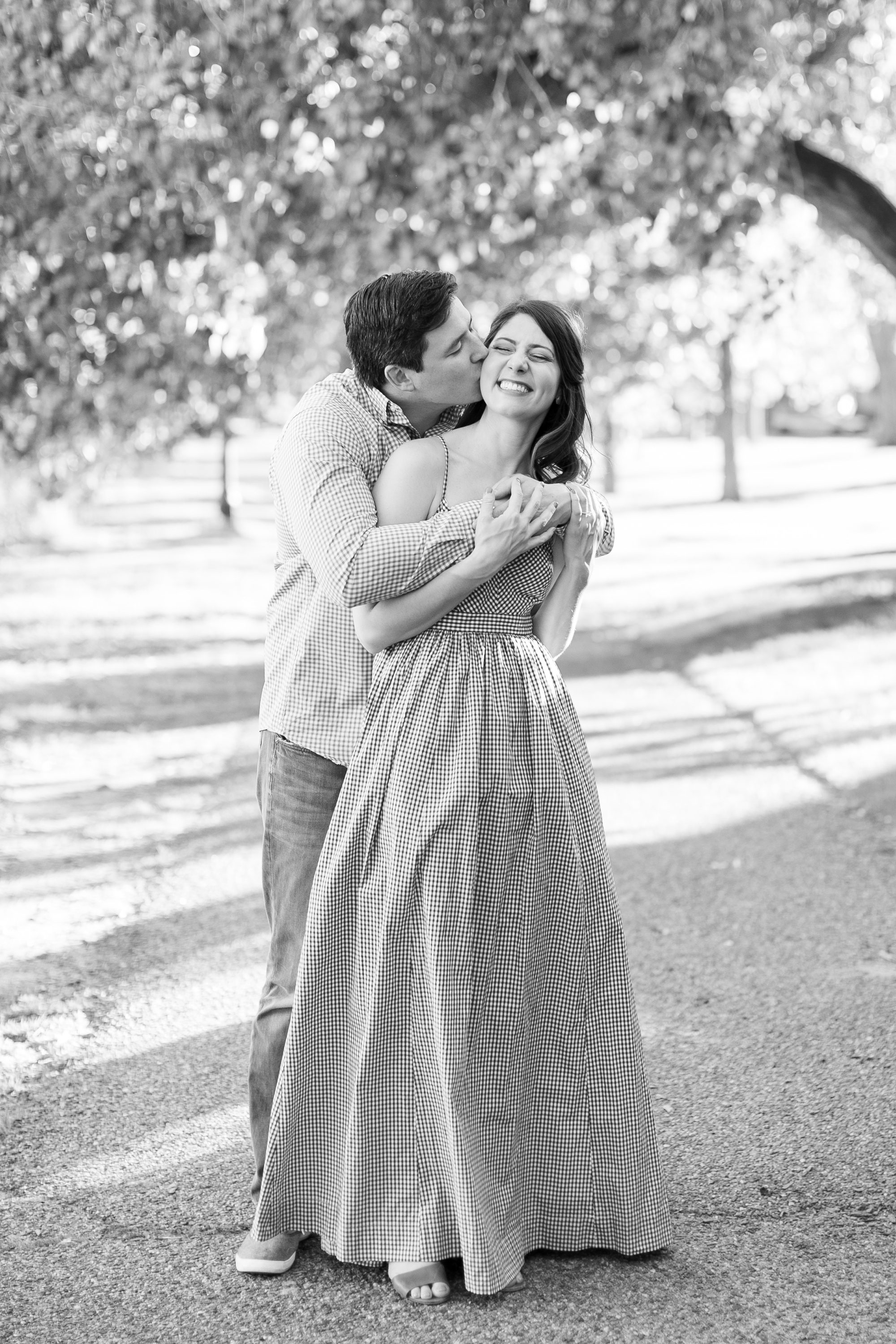 Classic Summer Denver Washington and Cheesman Park Engagement Pictures, Amy Caroline Photography
