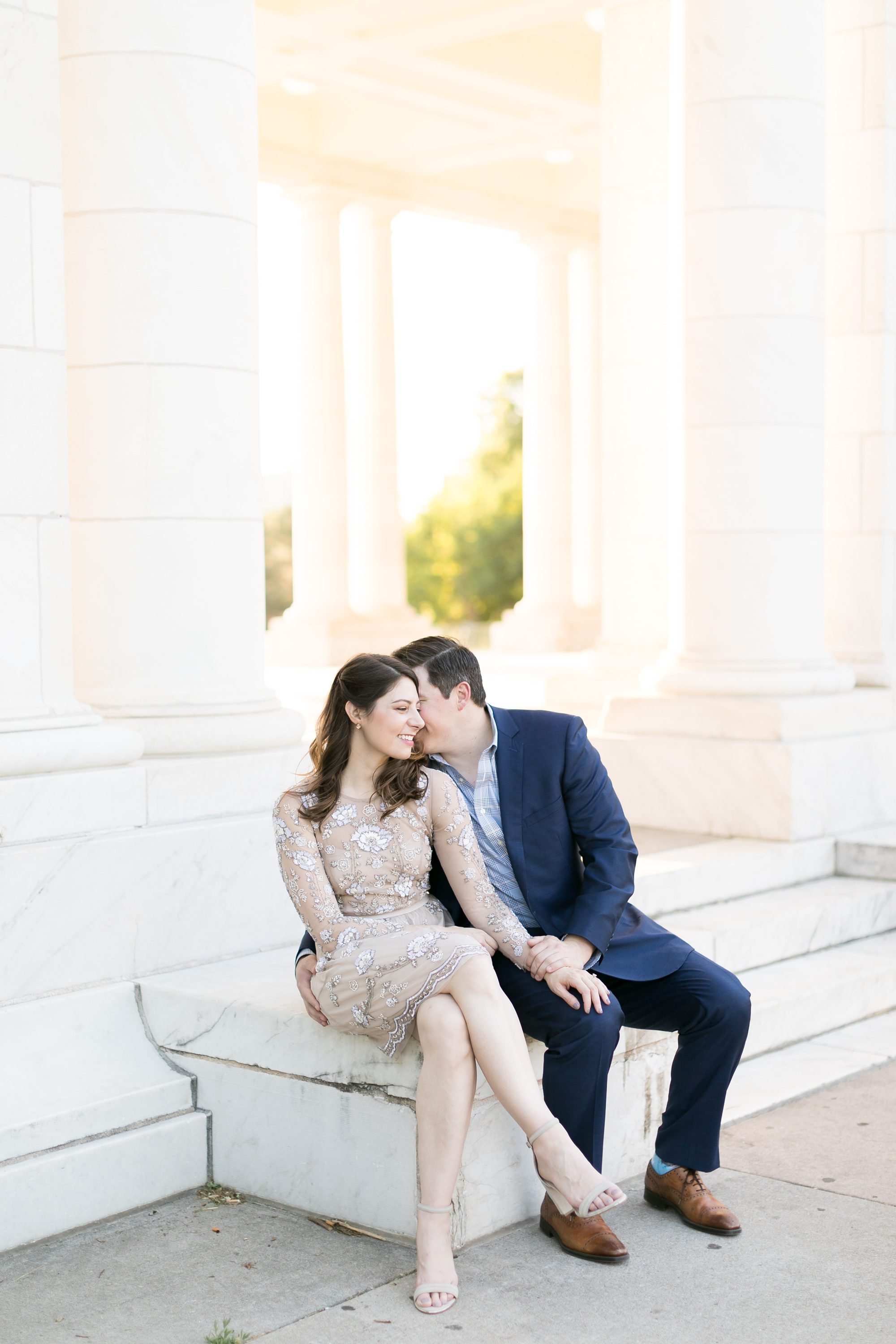 Elegant and Classy Cheesman Park Engagement Pictures by Amy Caroline Photography 