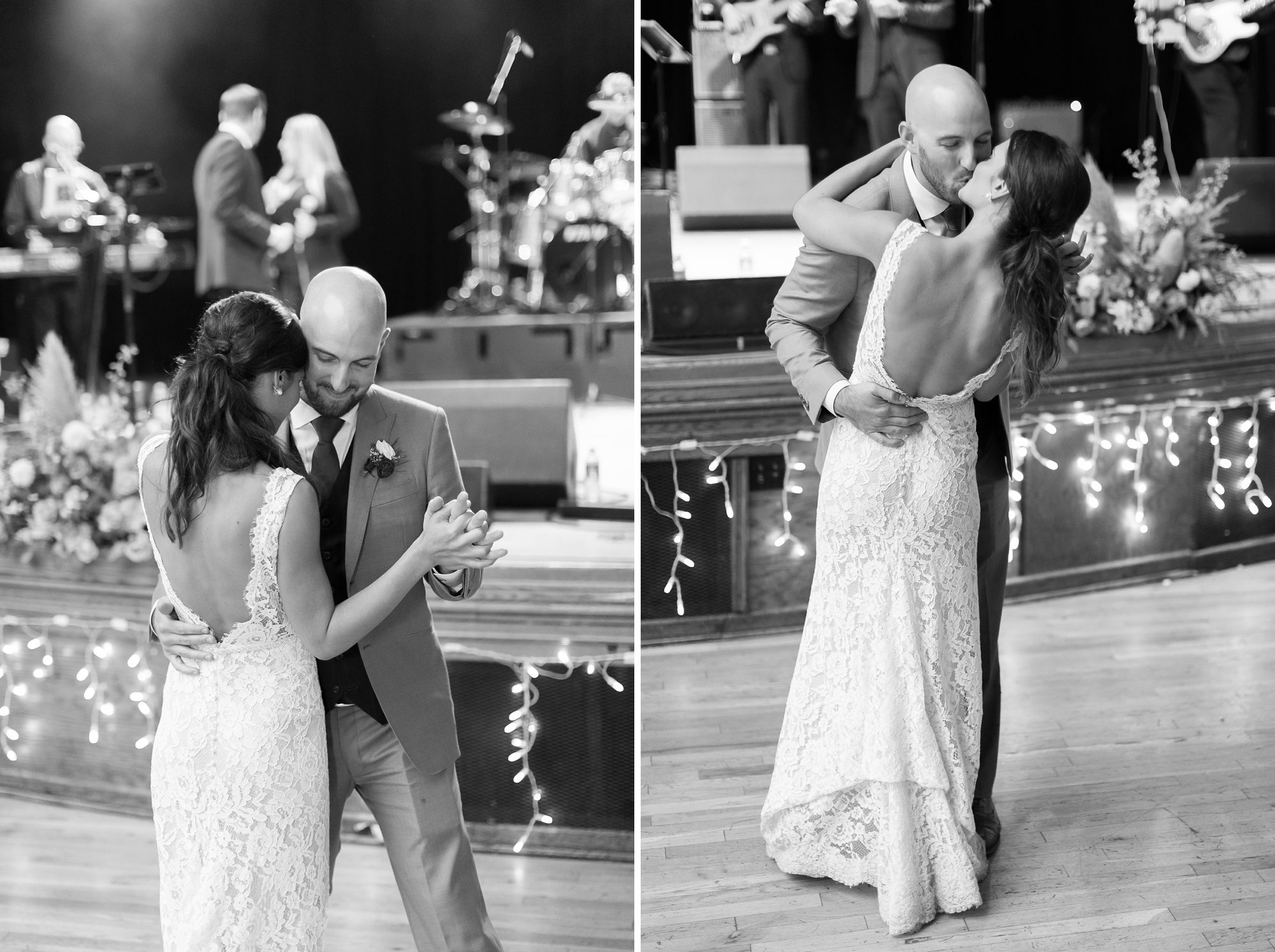 Bride and Groom First Dance, Boulder Theatre, Boulder Wedding Photographers, Amy Caroline Photography 