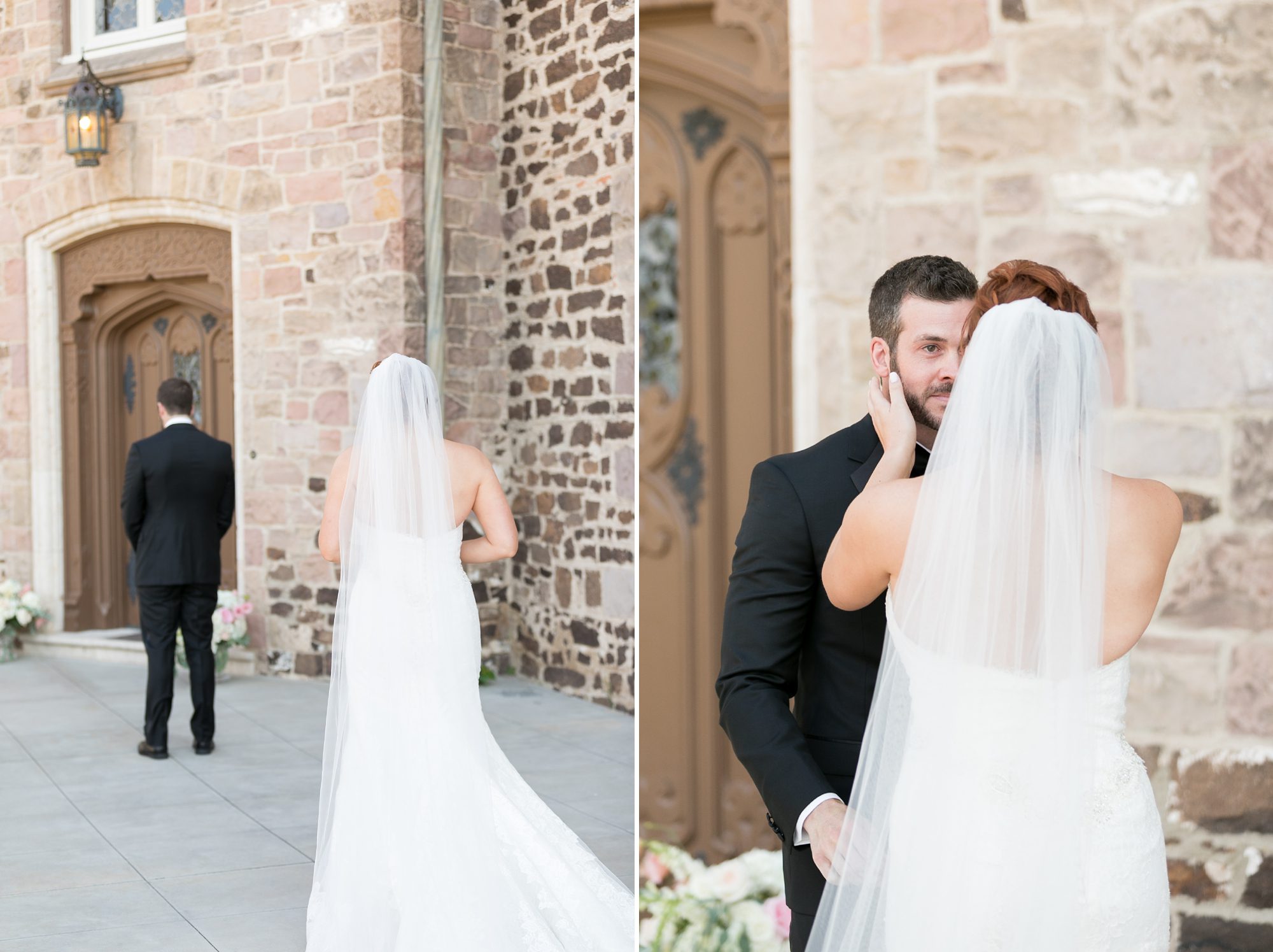 Emotional First Look at Highlands Ranch Mansion, Colorado Wedding Photographers, Amy Caroline Photography 