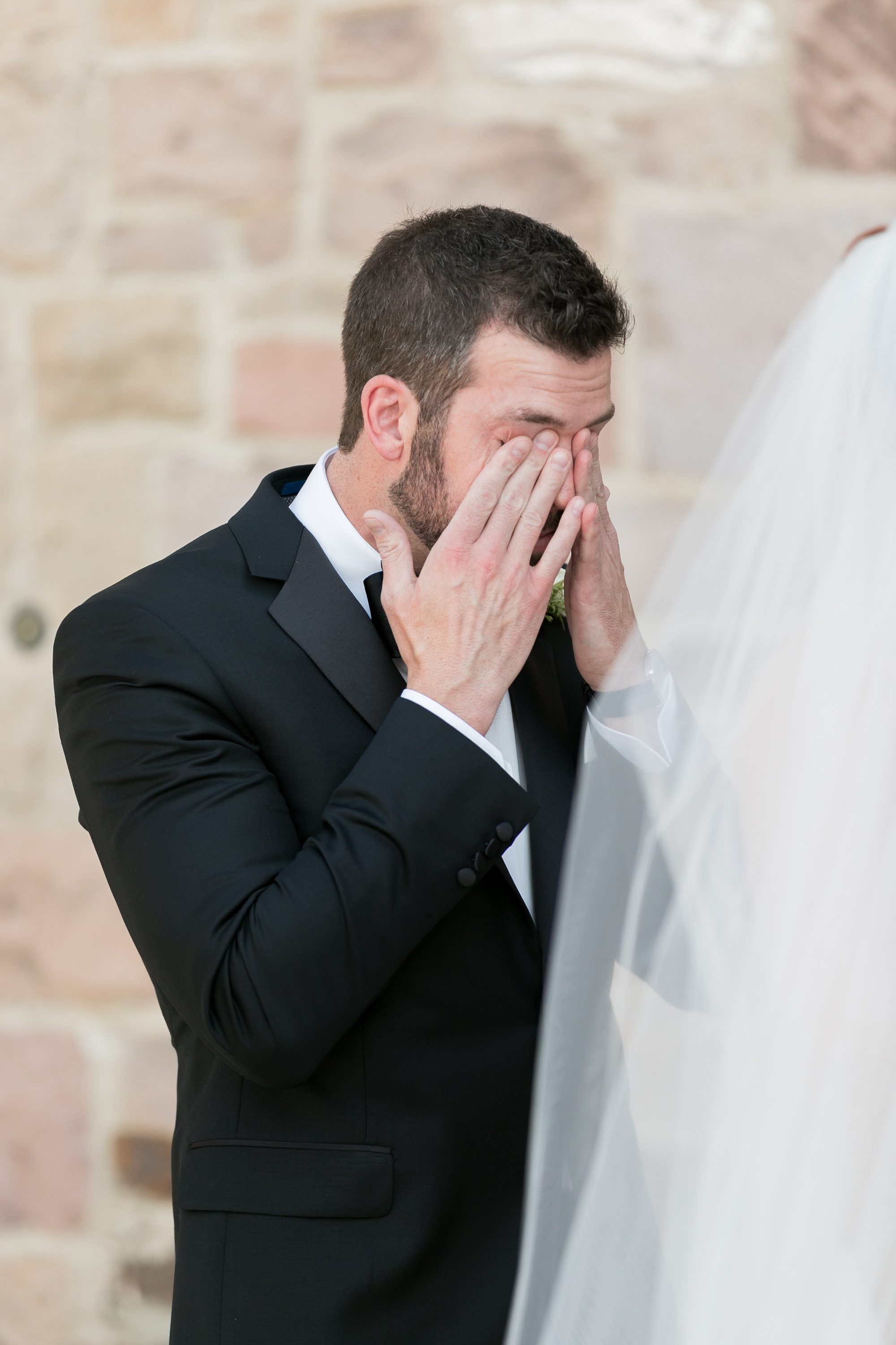 Emotional First Look at Highlands Ranch Mansion, Colorado Wedding Photographers, Amy Caroline Photography 