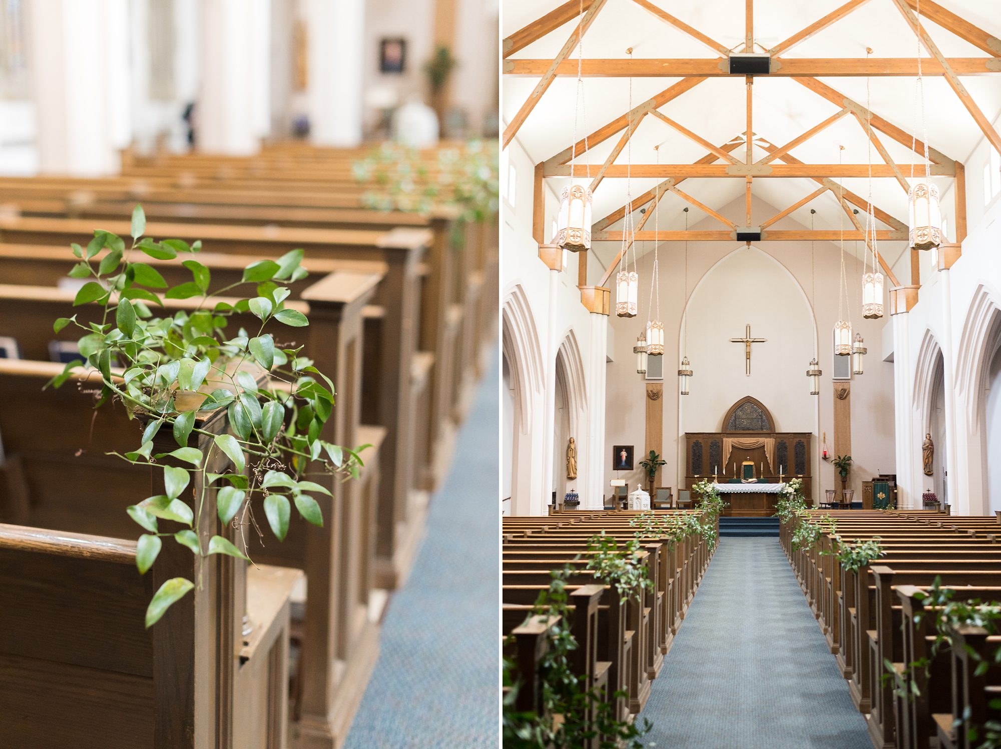 Blessed Sacrament Catholic Church Denver Wedding, Elegant Garden Inspired Denver Catholic Wedding, Amy Caroline Photography 