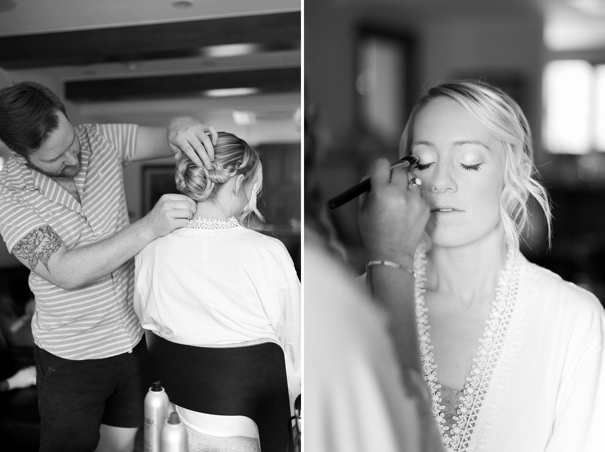 Bride Getting Ready, Something Blue Bridal Shoes, Elegant Vail Golf Club Mountain Wedding, Amy Caroline Photography