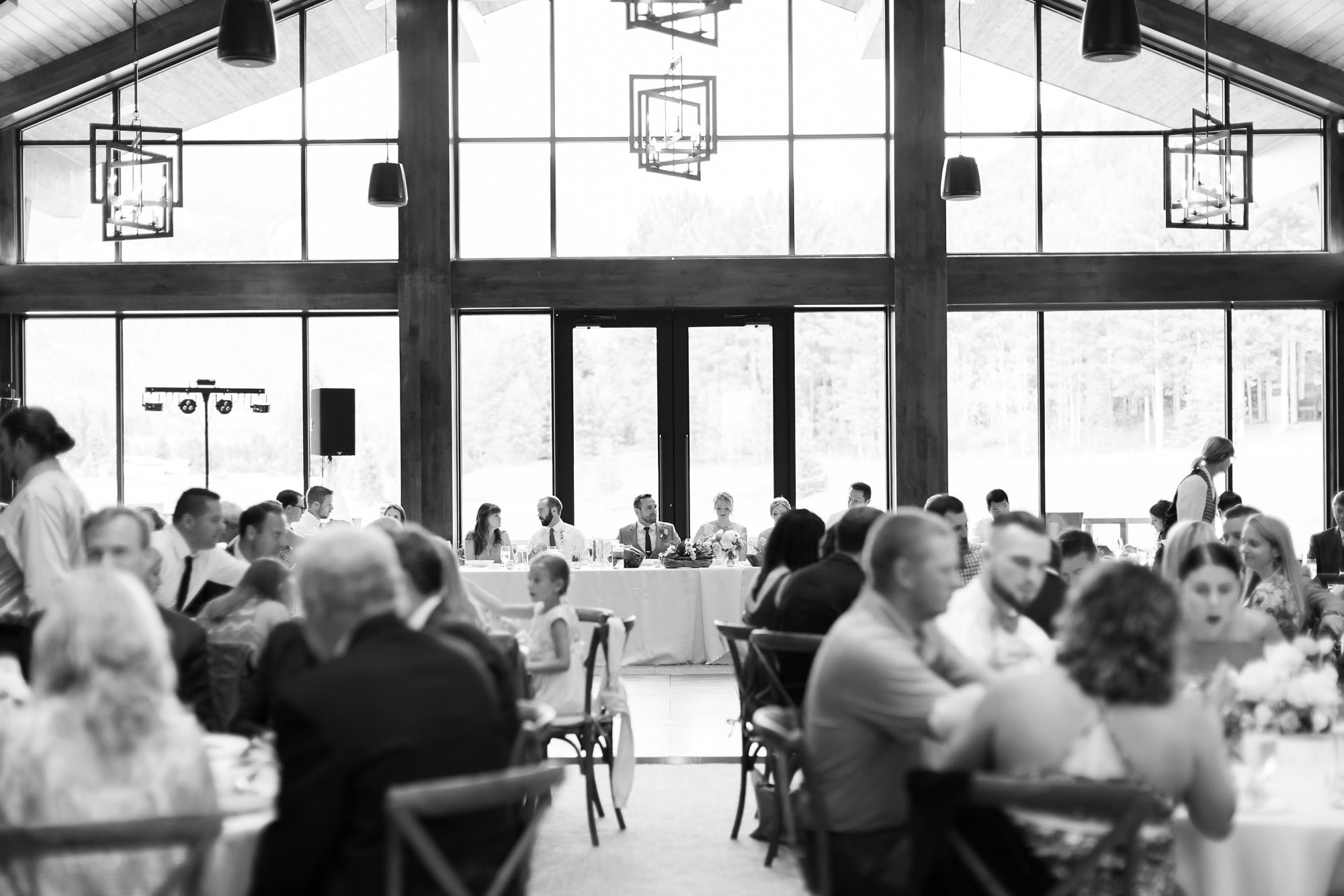 Wedding Reception, Elegant Vail Golf Club Mountain Wedding, Amy Caroline Photography