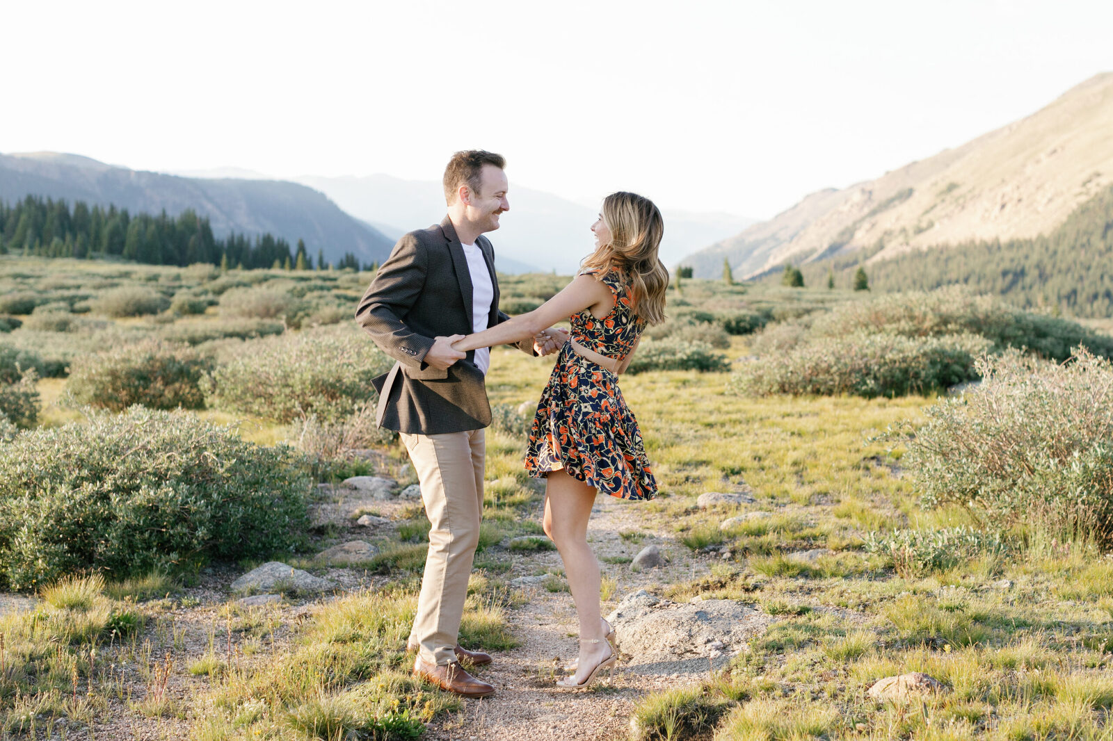 Colorado Mountain Wedding Photographer, Mountain Engagement Pictures