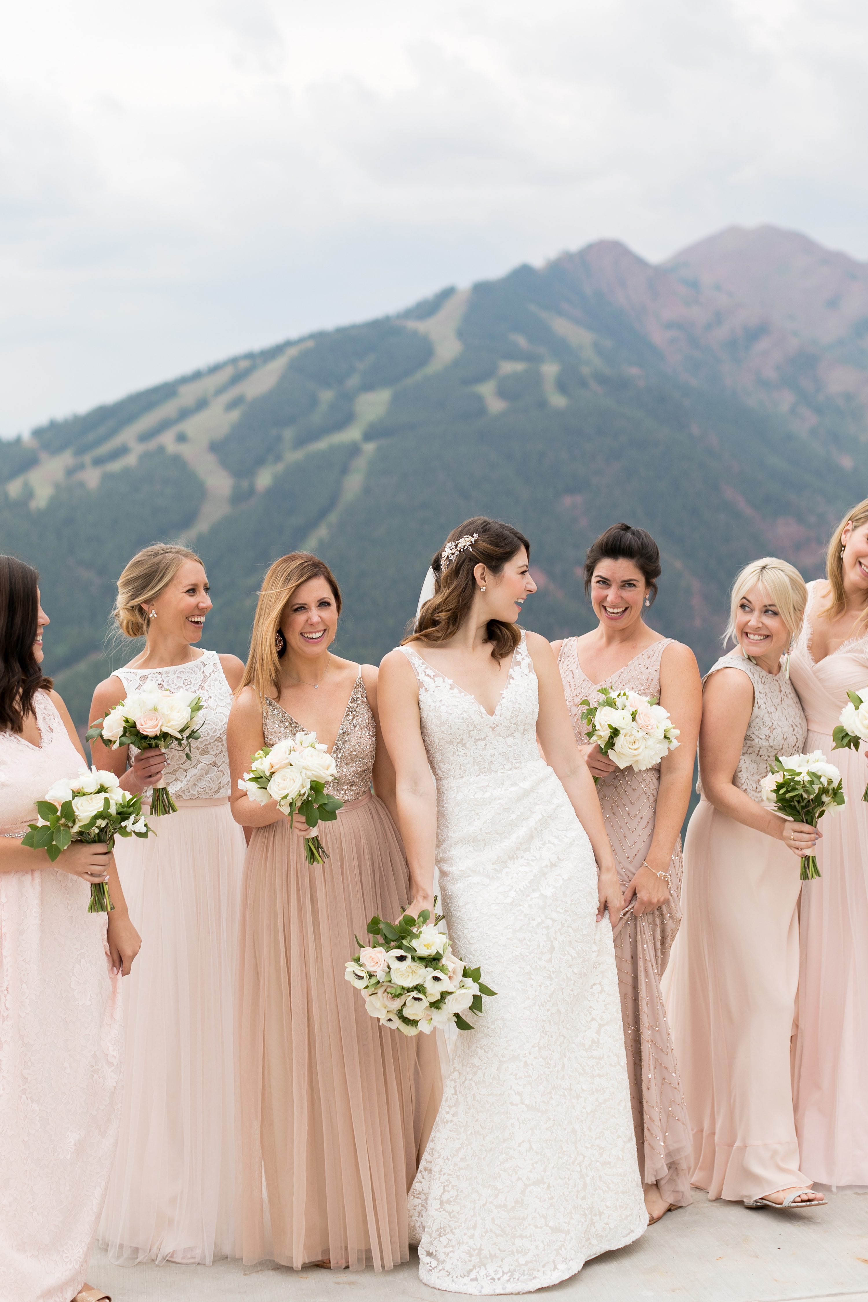 Mountainside Intimate Aspen Wedding. Amy Caroline Photography.
