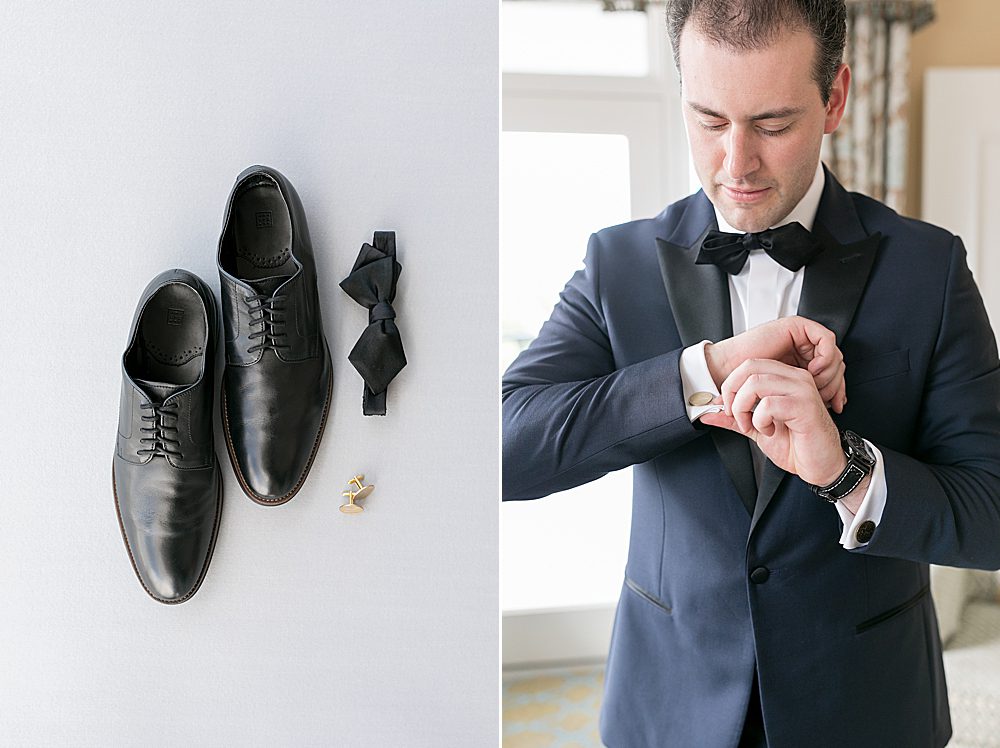 Groom Getting Ready at The Broamoor Hotel in Colorado Springs. Colorado Springs Wedding, Amy Caroline Photography