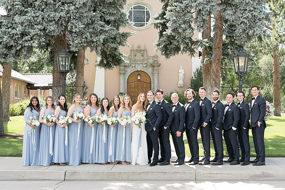Elegant Italian Inspired Wedding at the Broadmoor Hotel, Bridal Party at the Broadmoor Hotel, Amy Caroline Photography
